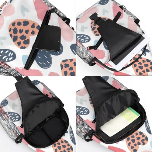 Bolso Sling para Hombre y Mujer en Forma de Corazón miniatura 5