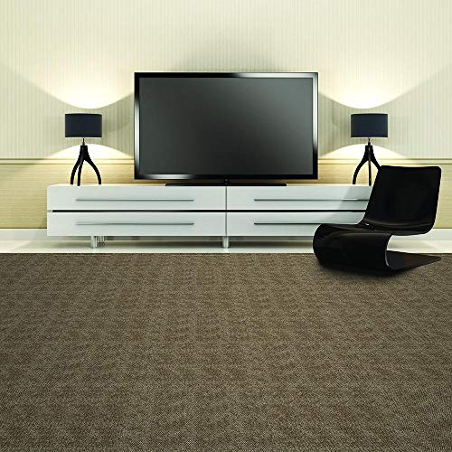 24"X 24" Carpet Tile Peel And Place Hobnail (60Sq.ft.) 15 Tiles (Chestnut) #TOP2
