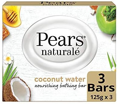 Pears Naturalé Nourishing Soap Bar, Coconut, 125g (Pack of 3)