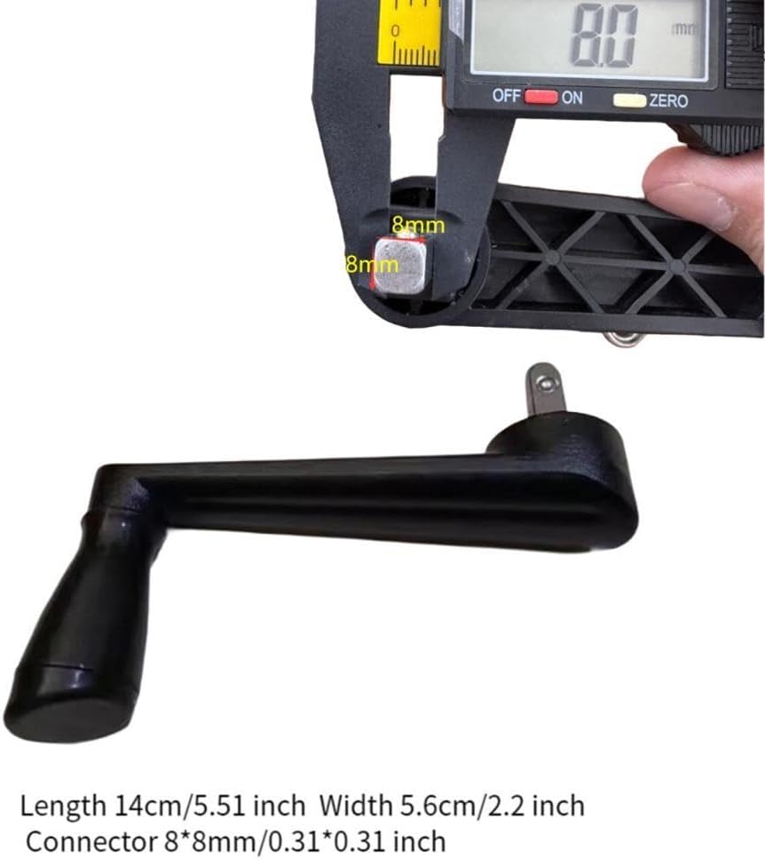 Patio Umbrella Crank Replacement Accessories, Cantilever Umbrella Parts, Holder Replacement Umbrella Crank Replacement Umbrella Hand Crank for Picnic Balcony Patio Beach Umbrella image 3