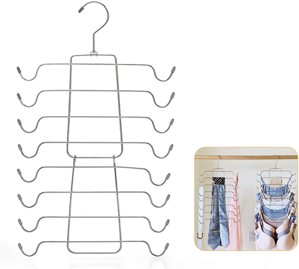 MultiLayer Underwear Hanger, SUNJULY Folding Vest Drying