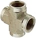 Eaton Aeroquip 2080-16-16S Steel Pipe Fitting, Cross, 1" NPT Female