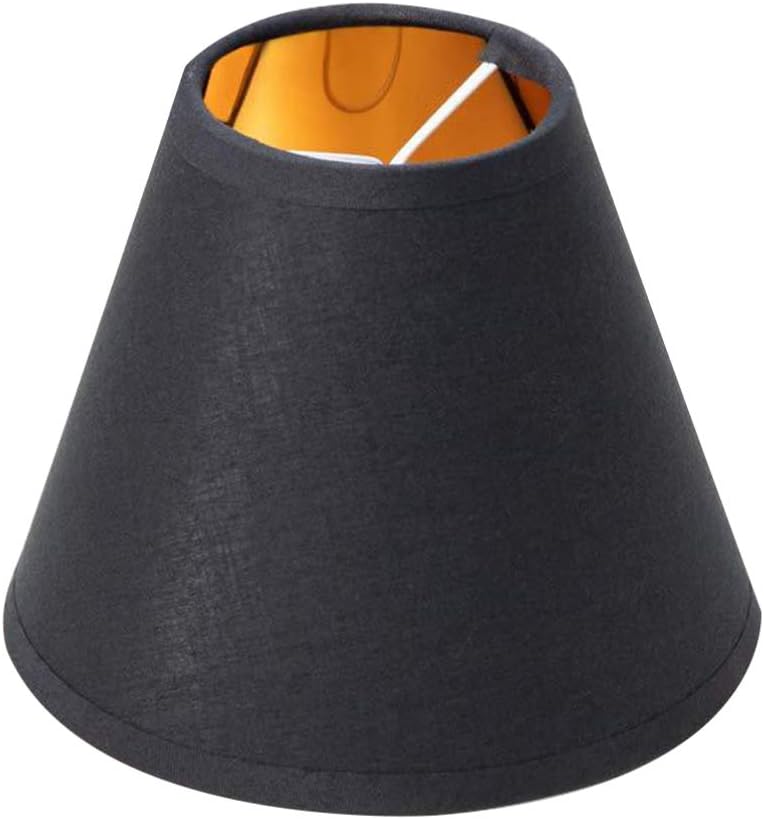 Lurrose E27 Bulb Fabric Lamp Shade Cloth Lampshade Drum Hardback