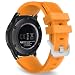 MoKo Band Compatible with Samsung Gear S3 Frontier/Classic/Galaxy Watch 46mm/Huawei Watch GT 46mm/Watch GT 2 46mm/Ticwatch pro/S2/E2, Silicone Sport Strap Fit 22mm Band, Orange