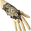 Gants Sans Doigts Homme Cuir PU Noir - Style Punk Rock Gothique Vintage