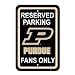 NCAA Purdue Boilermakers 12-by-18 inch Plastic Parking Sign