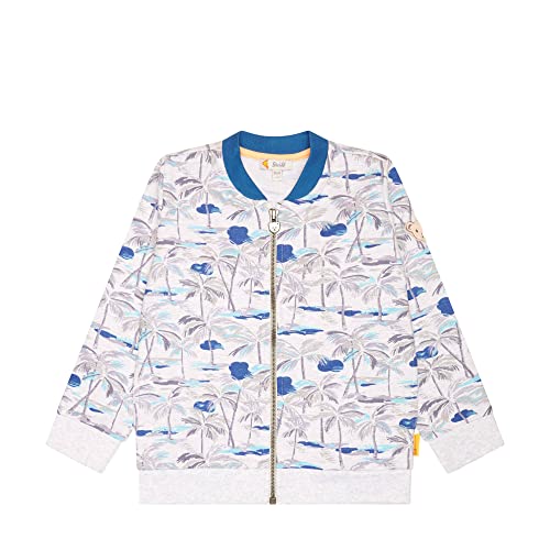 Preisvergleich Produktbild Steiff Jungen Sweatjacken ohne Kapuze Übergangsjacke, Nimbus Cloud, 122