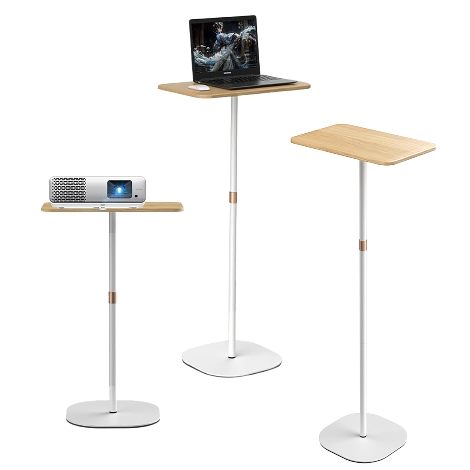 Lvhecforhm Laptoptisch Höhenverstellbar, Stehpult Laptopständer