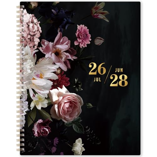 2026-2028 Monthly Planner - 9'' x 11'', Large Monthly Calendar Planner 2026-2028, JUL. 2026 - JUN. 2028, 2 Year Calendar with Tabs, Twin-wire Binding, Useful Inner Pocket, Premium Paper