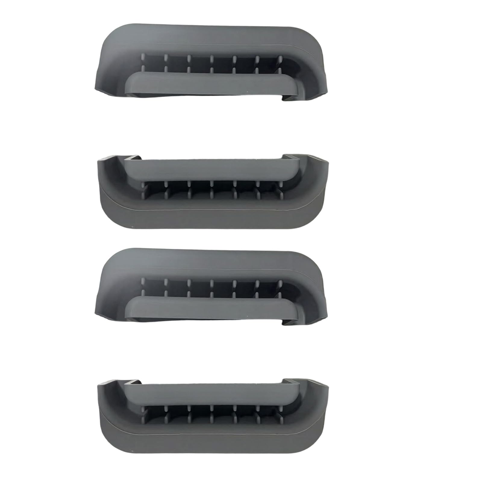 Tsophreniq 4Pcs Air Frying Machine Handle Covers Soft Silicone Protector Secure Resistant Grip for 2.5QT / 4QT / 6QT Glass Frying Machine Cooker Handles