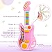 Kids Guitar, Electric Toddler Baby Music Toys for Ages 2-4 with Piano Mode Strap and Lights Child Musical Instruments Ideal for 2+ Year Old Girls Boys Birthday
