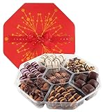 Premium Holiday Chocolate Gift Box -7 Types of Handmade Gourmet Chocolates - Luxury Set of Dairy Fre