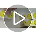 Image of Alokik Enterprise 1000 Pcs Thank You Multicolor Watercolor Stickers, Round Thank You Adhesive Sticker for Small Business Wedding Supplies Packing Stickers Gift Wrap (2 Decoration Stickers Roll)