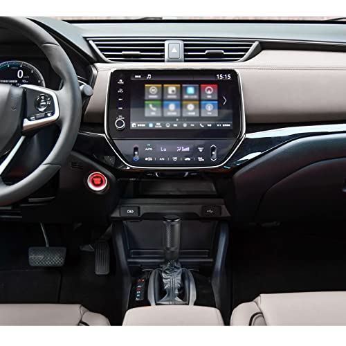 Ycooifo Carbon Fiber Shift Knob, Car Gear Stick Shifter Manual Knobs Fit Universal Manual Transmission Vehicle With 3 Threaded Adapters M8 M10 M12 X 1.25 (Black) #TOP2