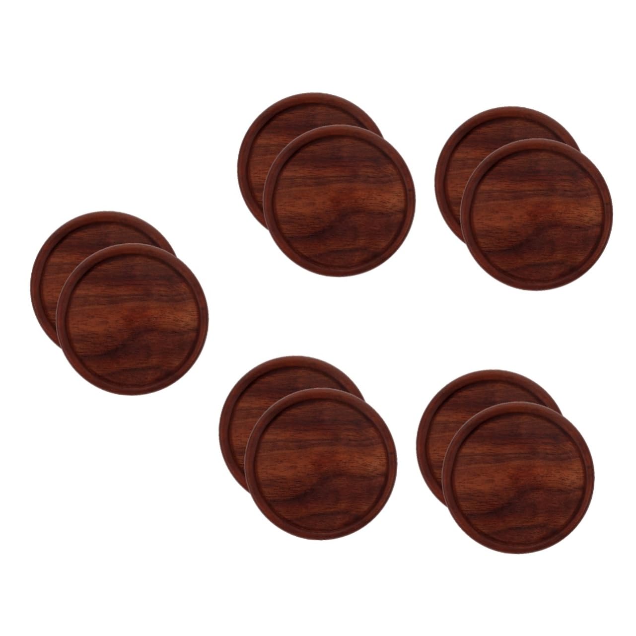 Poêles à bois rondes Cabilock lot de 5 pour la cuisine et la maison