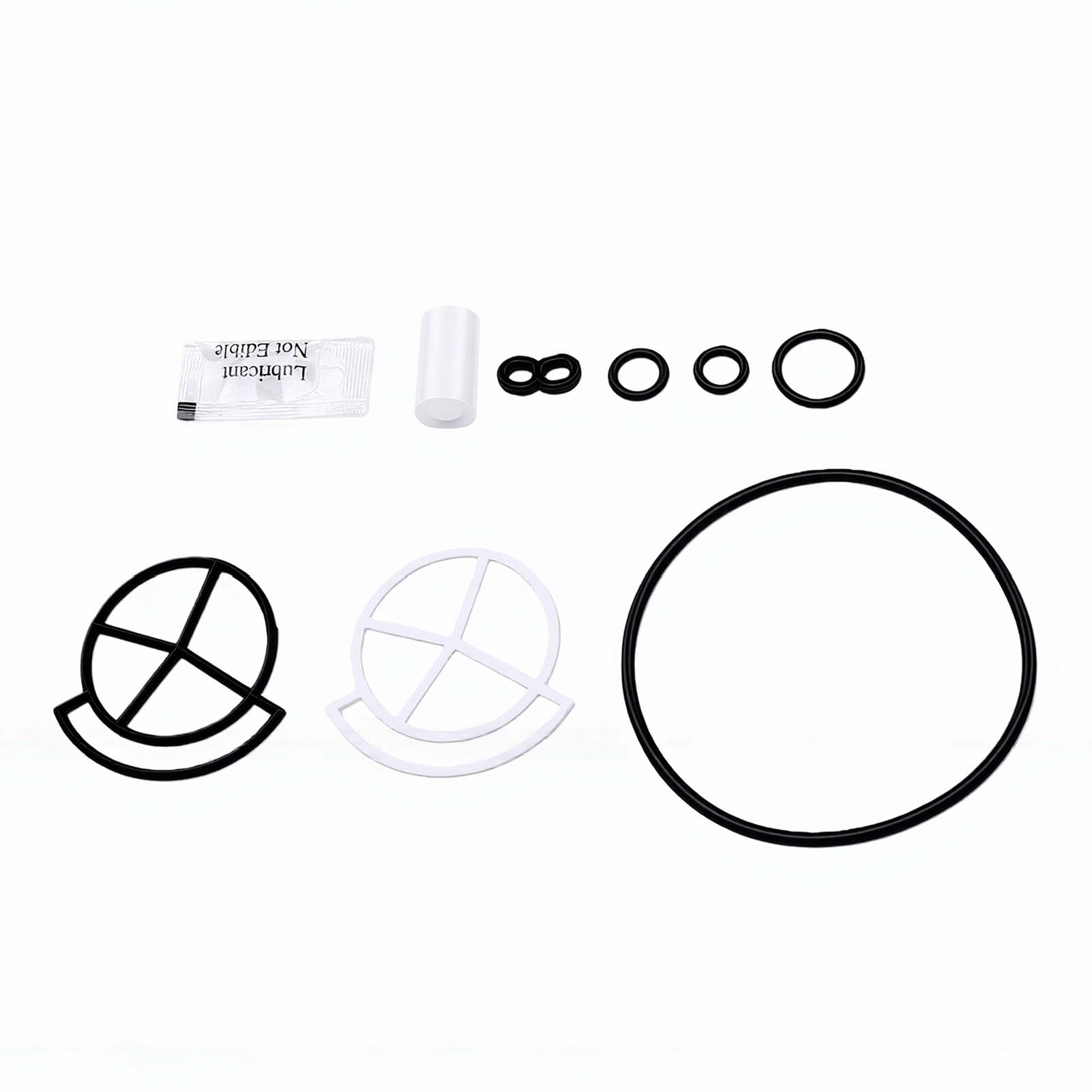 Haofy Kit de Sello de Suavizador de Agua 7129716 Kit de Sello de Reparación de Válvula de Goma para Kenmore Morton NorthStar, 6 Anillos con Lubricante