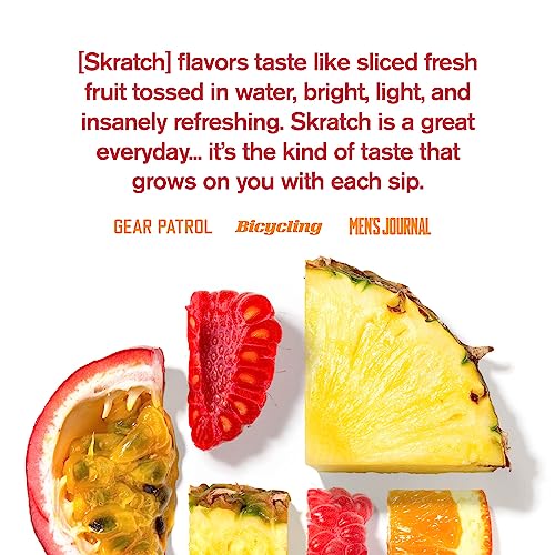 Skratch Labs Hydration Packets - Hydration Drink Mix, Fruit Punch (20ct) - Electrolyte Powder Packets Developed for Athletes and Sports Performance - Gluten Free, Vegan, Kosher