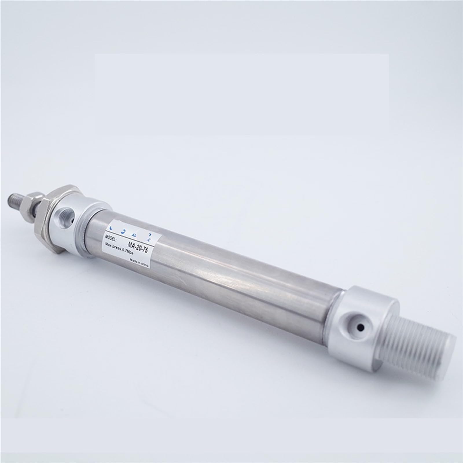 Cilindro neumático MA32-25 con carrera de 25mm de acero inoxidable 2