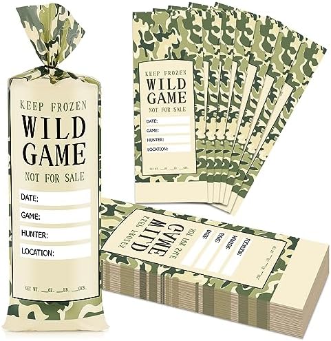 140 Pack Wild Game Meat...