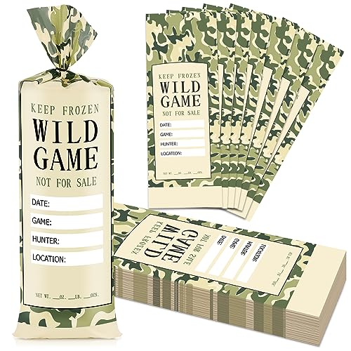 UQM 140 Pack Wild Game Meat Bags...