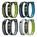 Mijobs Cinturino per Mi Band 4 Mi Band 3 Cinturino in Colorato Silicone Braccialetto Strap di Ricambio per Mi Band 4 Miband 3 Braccialetto
