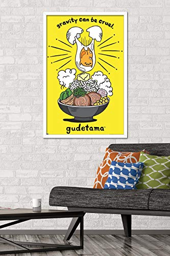 Gudetama poster mural design flottant effet minimaliste