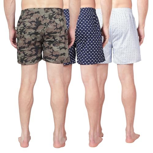 Image of Urban Scottish Ultra-Comfortable Men's Boxer Pants - 100% Cotton Material with A Stylish Print - Soft and Stretchy Elastic Waist Band - Dynamic Movement and Hardwearing Stitching - Breathable with A Gentle Snug Fit