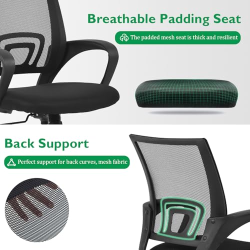 image for PayLessHere 32 Inch Home Office Desk and Chair Set,32 Inch Computer De