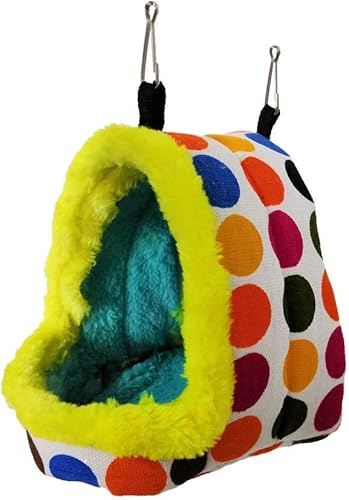 Litewoo Bird Hanging Hammock Winter Warm Parrot Nest — close-up of materials and construction quality