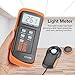 Light Meter, LX1330B Digital Luxmeter, LCD Display Light Meter Photometer Tester, 0-200,000 Testing Illuminometer for Plants, Car Headlights, Home & Office LEDs