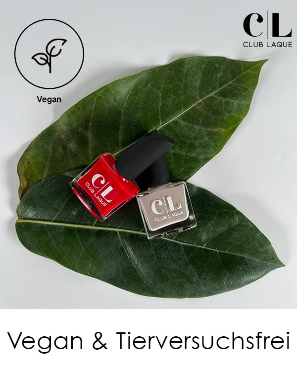 Emmi Nail Club Laque® Lady Vegan | Klassisches Rot | Mit Geruch Nach Gurke & Melone | Nagellack Schnelltrocknend & Stark… – Bild 6