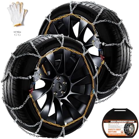 DEDC Auto Lock Y-type Mn Steel Snow Tire Chain for Tesla Model Y ...