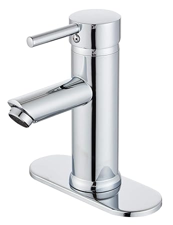 Beati Faucet Modern Bathroom Vessel Sink Single Handle Deck Mount Faucet, Chrome Finish