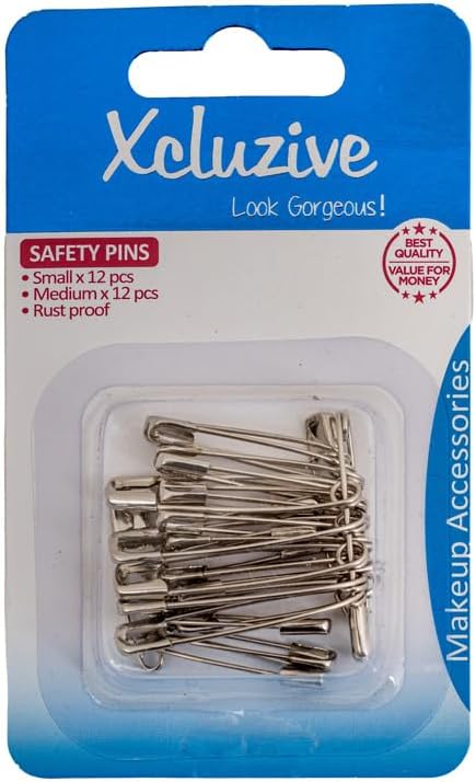 Xcluzive Safety Pins 24S