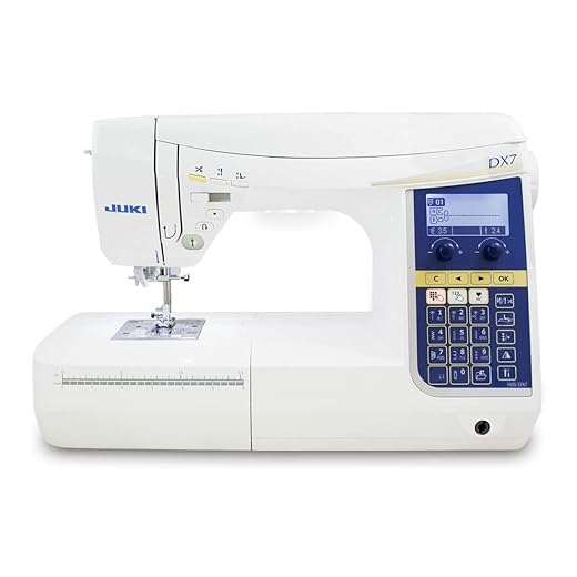 Juki HZL-DX7 Sewing Machine with 287 Stitch Patterns and 4 Fonts