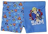Feuerwehrmann Sam Badehose (110/116 - ca. 5-6 Jahre, blau/rot)