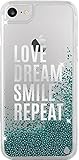 Coque rigide liquide avec paillettes bleues Puro pour iPhone6/6S/7/8