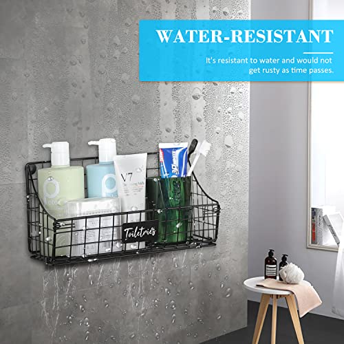 4 Pack Hanging Wall Basket For Organizing, Large Wire Baskets For Storage Pantry With 5 S Hooks+4 Strong Adhesive Wall Hooks, Wall Mounted Metal Wire Storage Baskets Shelf For Cabinet Kitchen Bathroom #TOP3