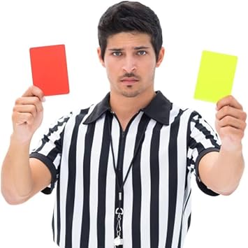 10Pcs Red and YellowReferee Card Set Sports Soccer Referee Warning Cards for Football Soccer Coach and Referee Gear
