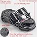 Alloy Collectible Black McLaren 720s Toy Vehicle Pull Back DieCast Car Model with Lights and Sound