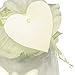 Produktbild EinsSein 50x Geschenkanhänger Herz Creme schimmernd Geschenkkärtchen Tischkarten Hochzeit Party