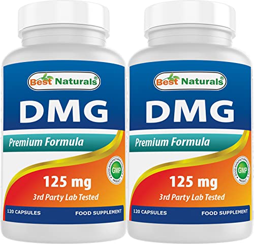 Best Naturals DMG 125 mg 120 Capsules (120 Count (Pack of 2))