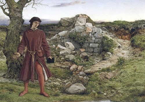 Toile murale Henry Vi à Towton William Dyce, l'art parfait pour un salon chaleureux