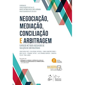 Capa do livro Negociação, Mediação, Conciliação e Arbitragem