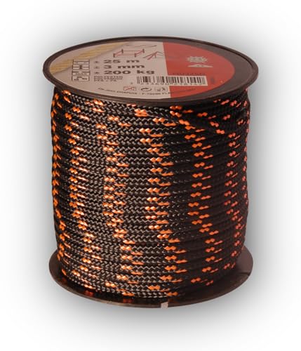 Chapuis - Tresse Polyester / Polyamide - Résistance à la Rupture Indicative 200 kg - Diamètre 3...