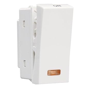 Crabtree Athena 16A One-Way Switch with Indicator (White) Pack of 14