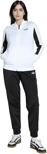 Puma Women Knitted Polyester Baseball Long Sleeves Sports Suit