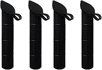 Vista 5 de lasenersm 2 piezas de soporte de caña de pescar insertos de goma 30 grados soporte de caña de pescar interior tubo de goma cubierta de la manga