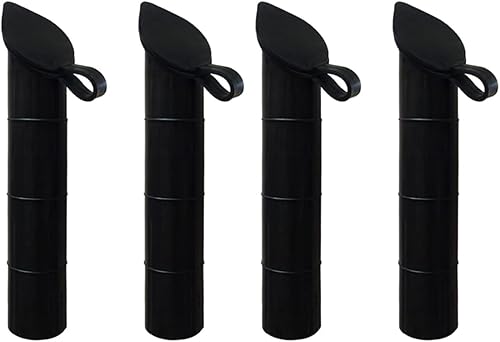 Miniatura 5 de lasenersm 2 piezas de soporte de caña de pescar insertos de goma 30 grados soporte de caña de pescar interior tubo de goma cubierta de la manga