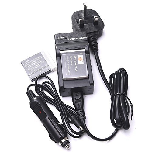 DSTE® UE Cargador DC23U + 2x NB-6L Li-ion Batería para Canon NB6L, CB-2LY and Canon PowerShot SX170 IS, SX240 HS, SX260 HS, SX270 HS, SX280 HS, SX500 IS, SX510 HS, SX600 HS, D10, D20, ELPH 500 HS, S90, S95, S120, SD770 IS, SD980 IS, SD1200 IS, SD1300 IS, SD3500 IS, SD4000 IS